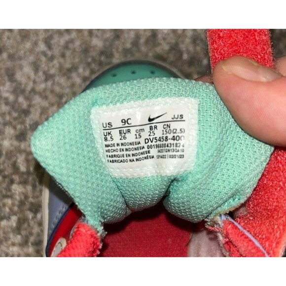 Toddler Baby Unisex Multicolor Nike Dunks‎ Low Court Sneakers Size 9C - Picture 5 of 5